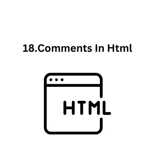 18.Comments In Html